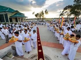 Blessing ceremony on 7 march